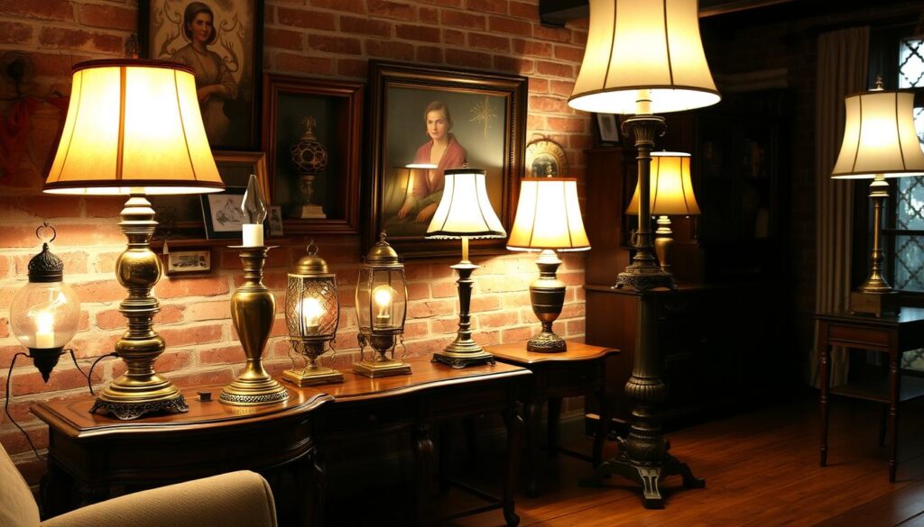 luminárias antigas