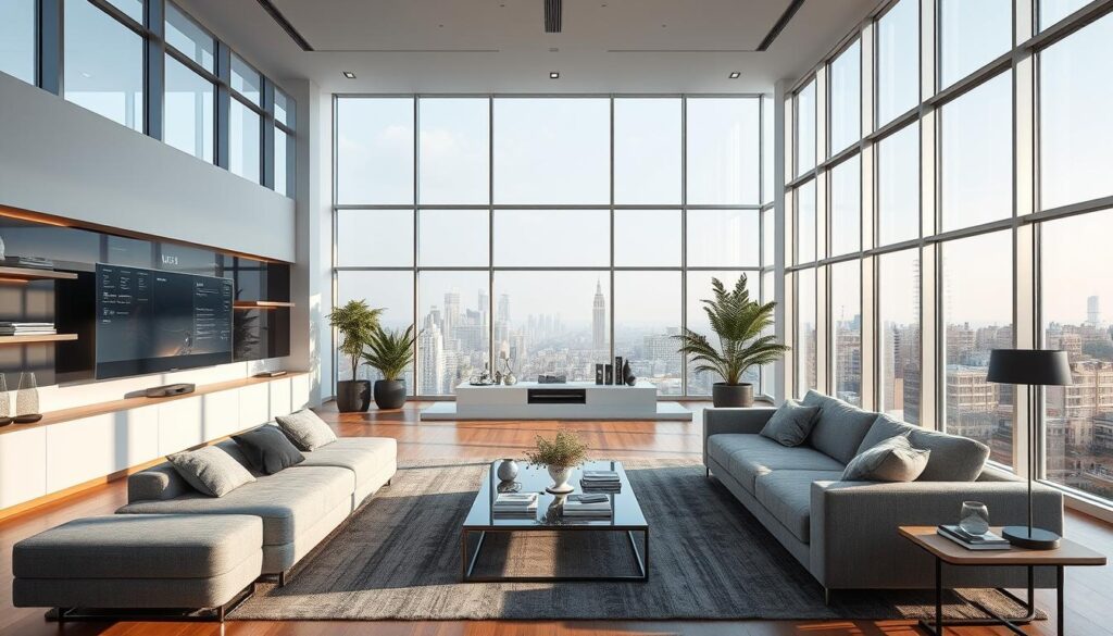 tecnologia integrada ao design de interiores