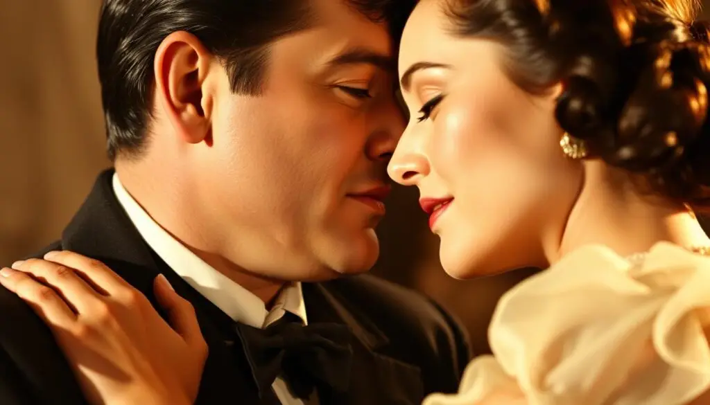 Clark Gable e Vivien Leigh em ...E o Vento Levou