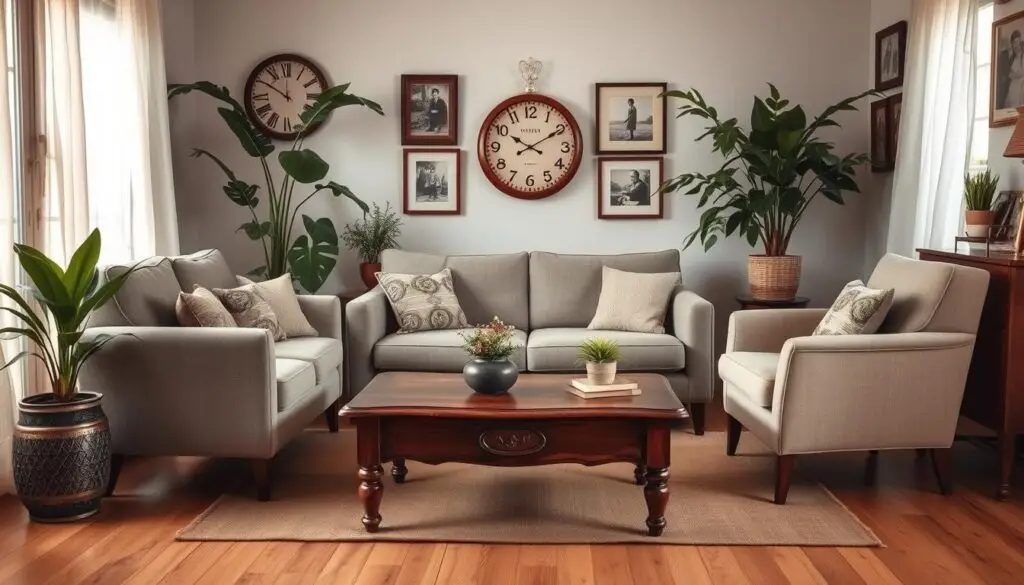 decoração sustentável com móveis antigos